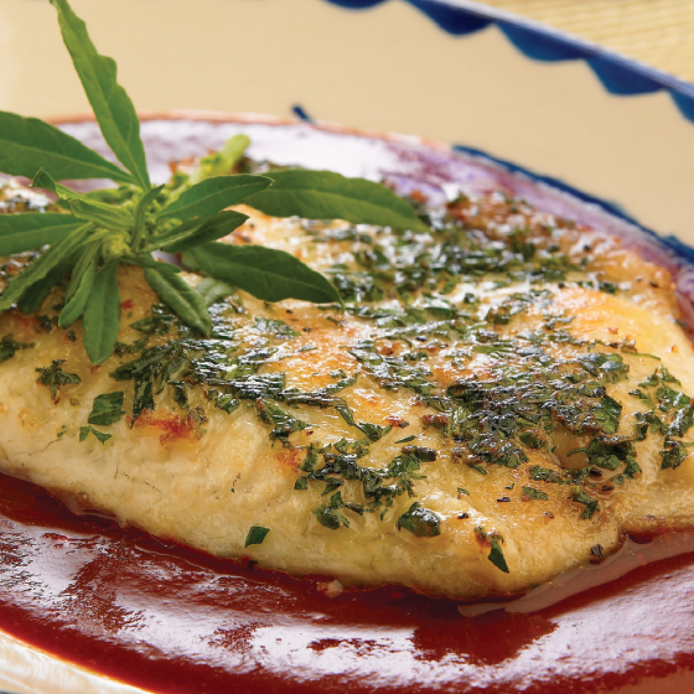 Filete de pescado al epazote