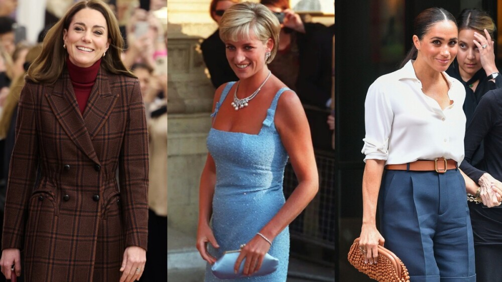 Kate Middleton, Lady Di, Meghan Markle