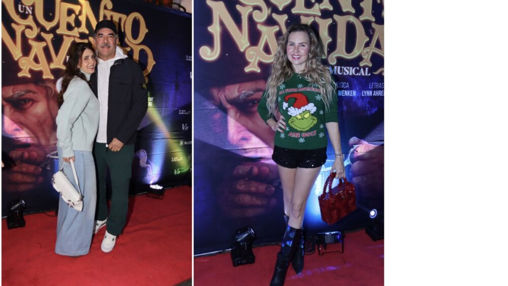 Eduardo Santamarina, Mayrín Villanueva y Michelle Vieth en Una historia de Navidad