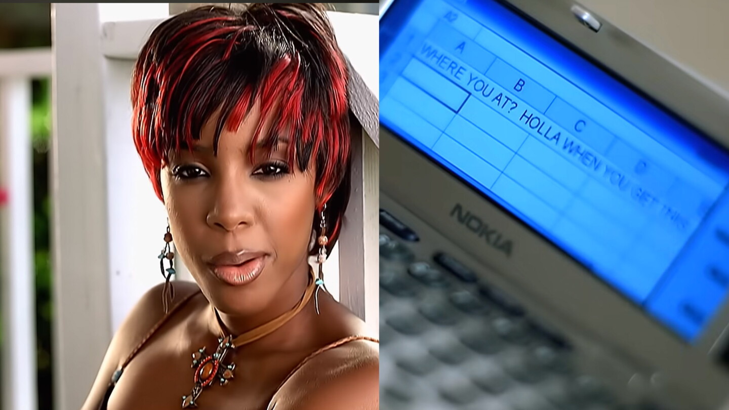 El día que Kelly Rowland mensajeó Nelly vía Microsoft Excel en el video