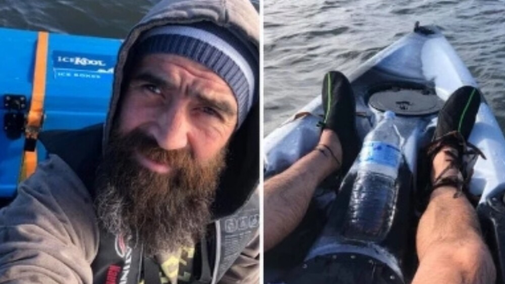 Hombre perdido mar ultimos momentos vida