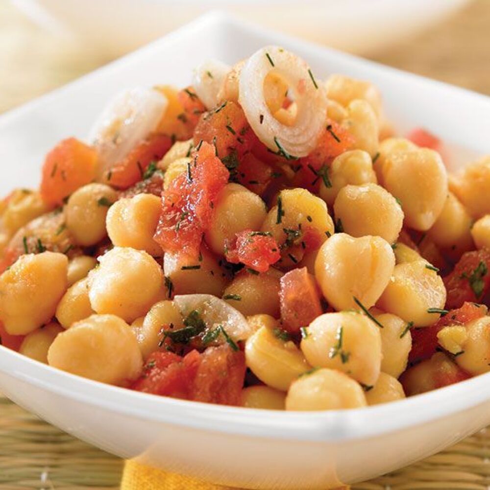 Garbanzos al eneldo