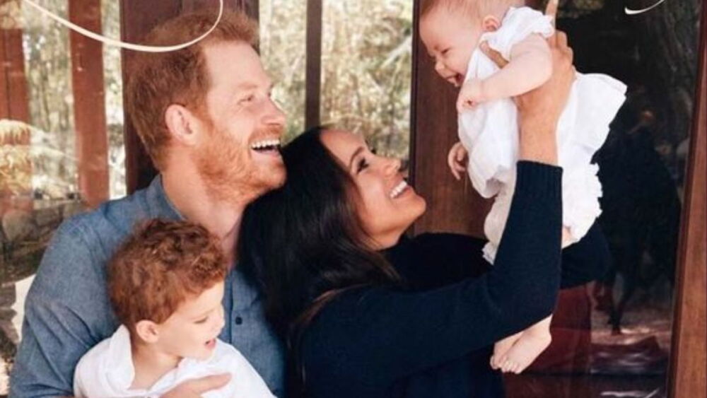 Principe Harry , Meghan Markle, Archie y Lilibet.jpg