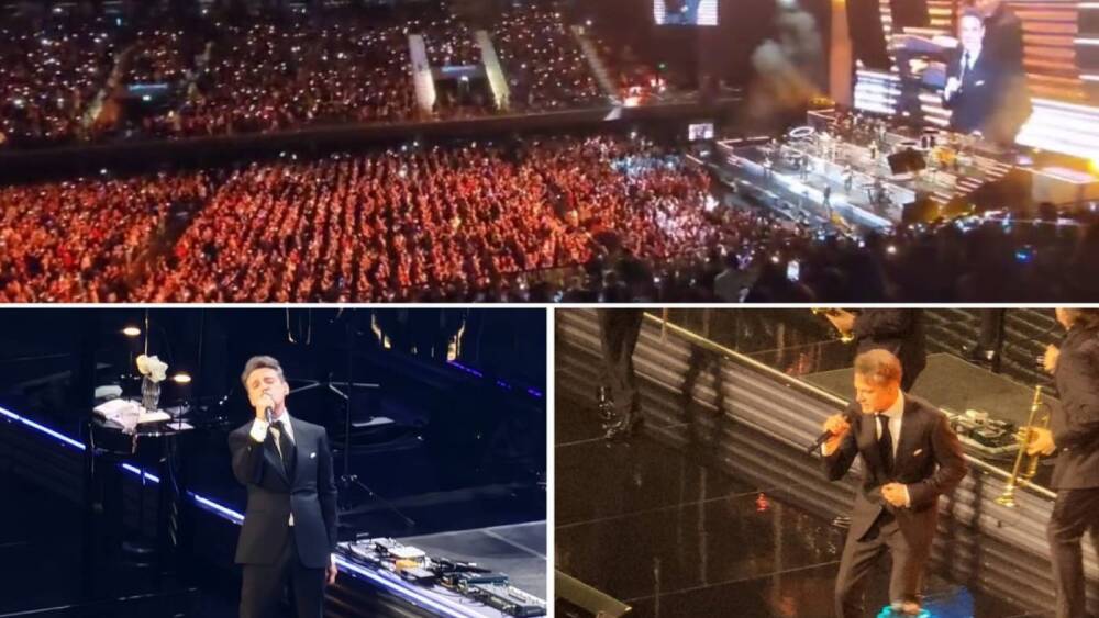 Así se vivió el primer concierto de Luis Miguel en el arranque de su
