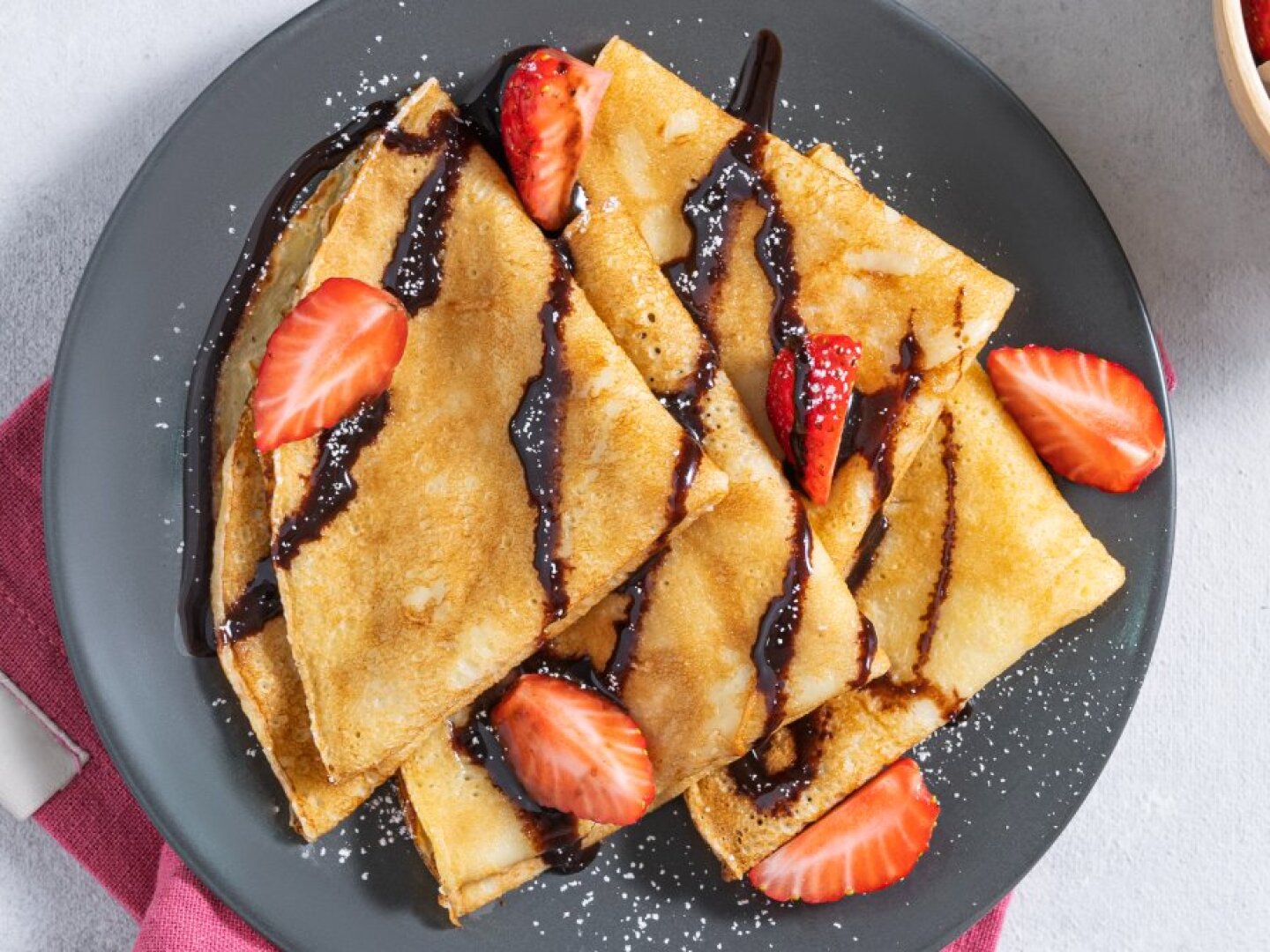 Crepas con frutas receta fácil y rápida