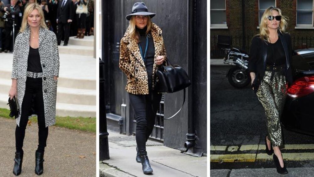 ¡El estilo 'animal print' de Kate Moss que más amamos!