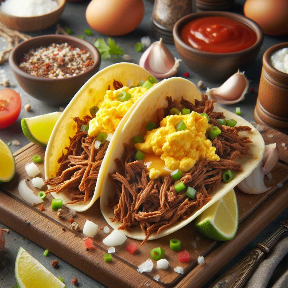 Ahuevo Tacos Tacos de carnitas con huevo: receta fácil para un desayuno rico