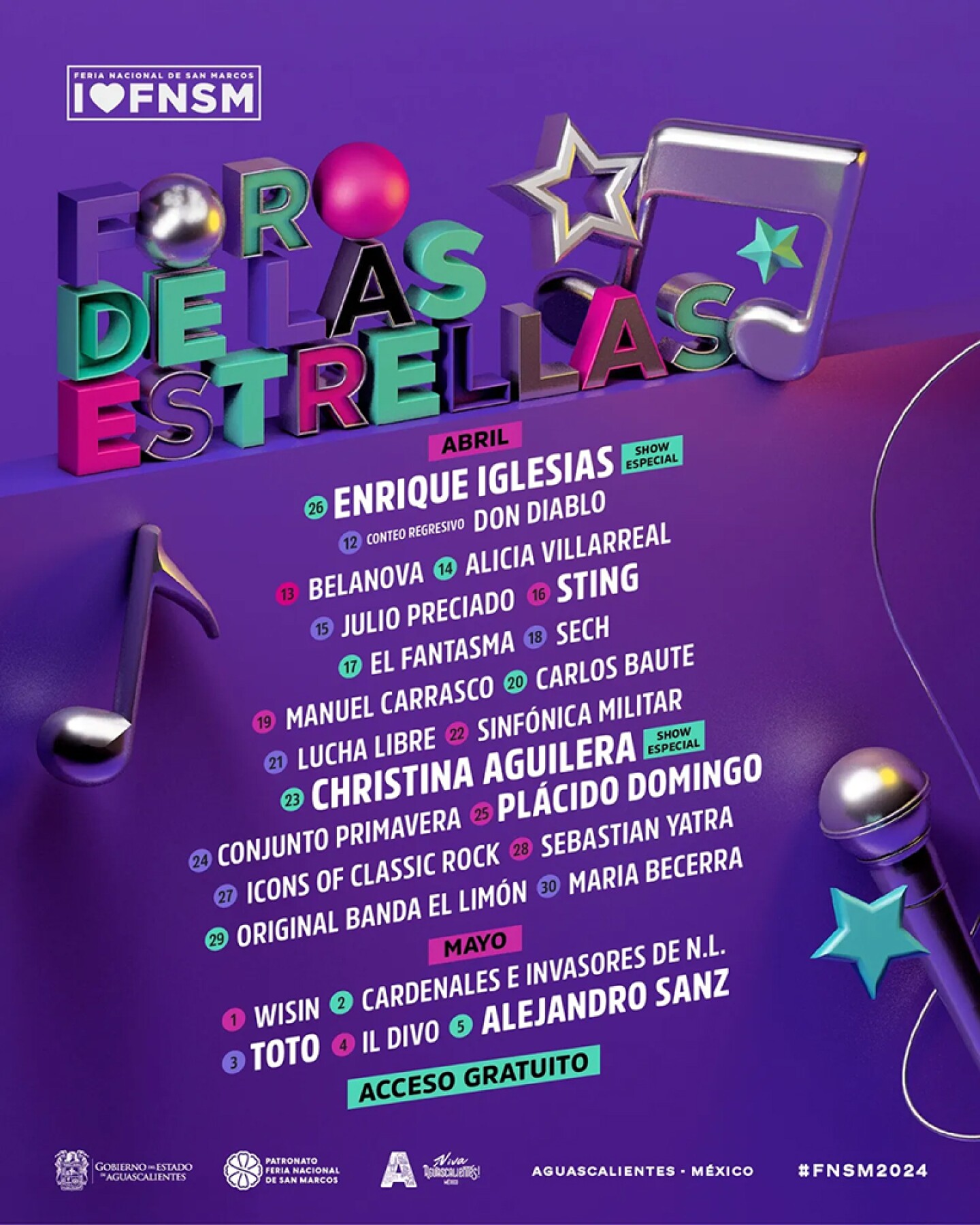 Foro De Las Estrellas 2025 Artistas