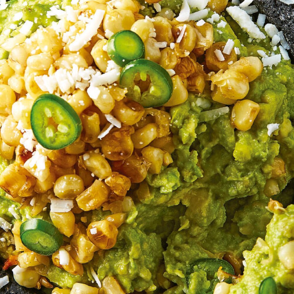 Cómo hacer guacamole con esquites