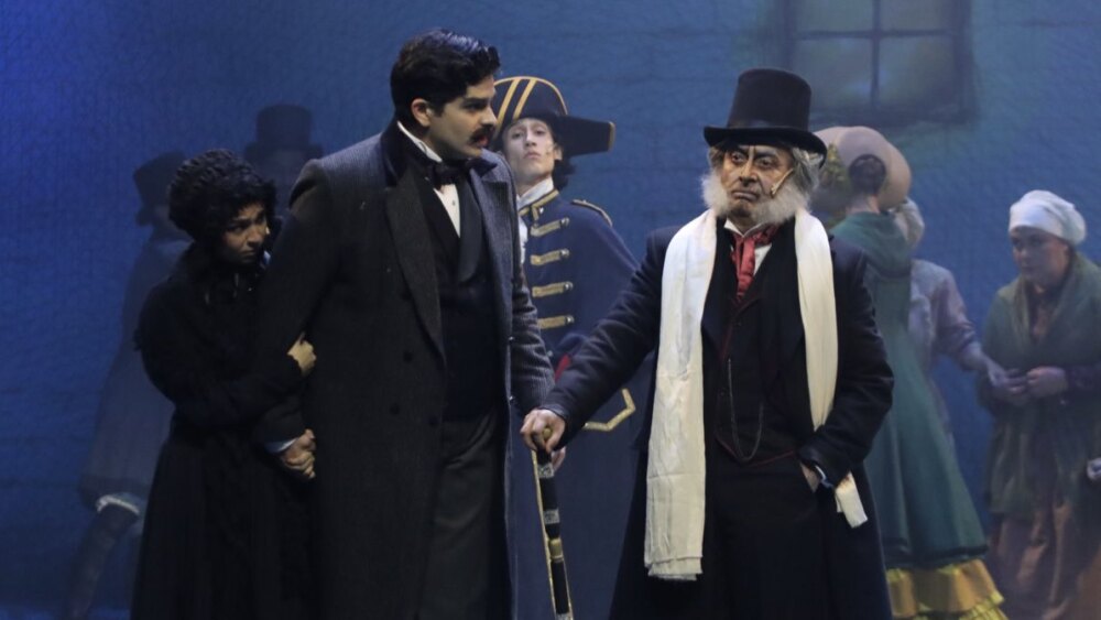 Adal Ramones en 'Un cuento de Navidad, el musical'