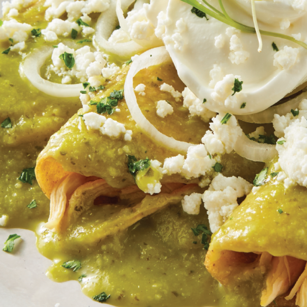 Enchiladas verdes, ¡las consentidas de México!