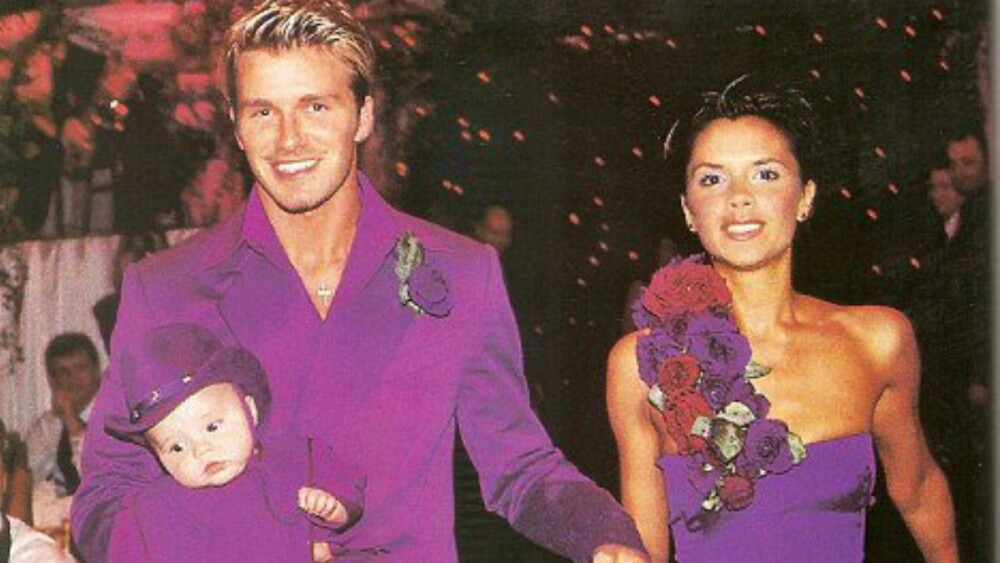 david victoria beckham morado