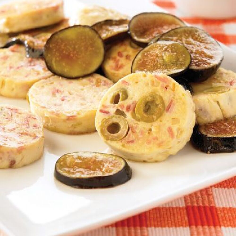 Albondigón de pollo con higos