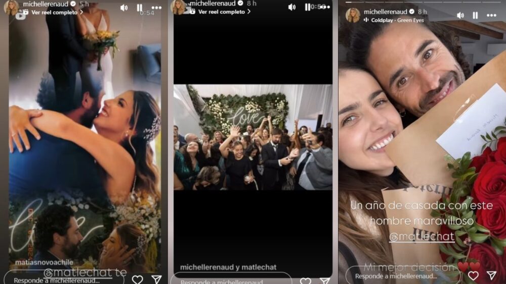 Del 'inapropiado' look de Altair Jarabo a la íntima foto familiar: así fue la boda de Michelle Renaud hace un año