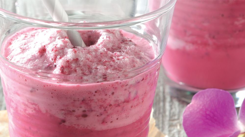 Smoothie de betabel y fresa