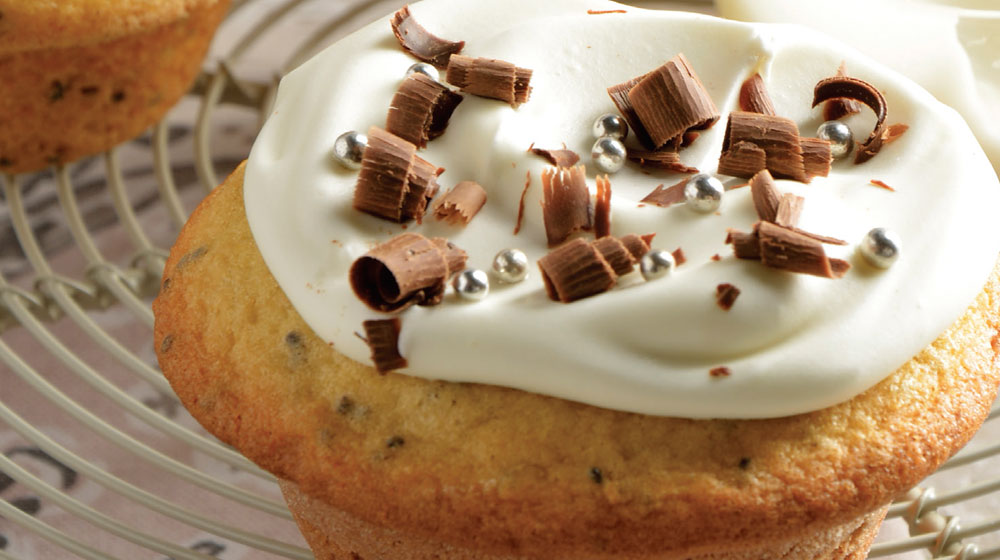 Muffins de limón con chía