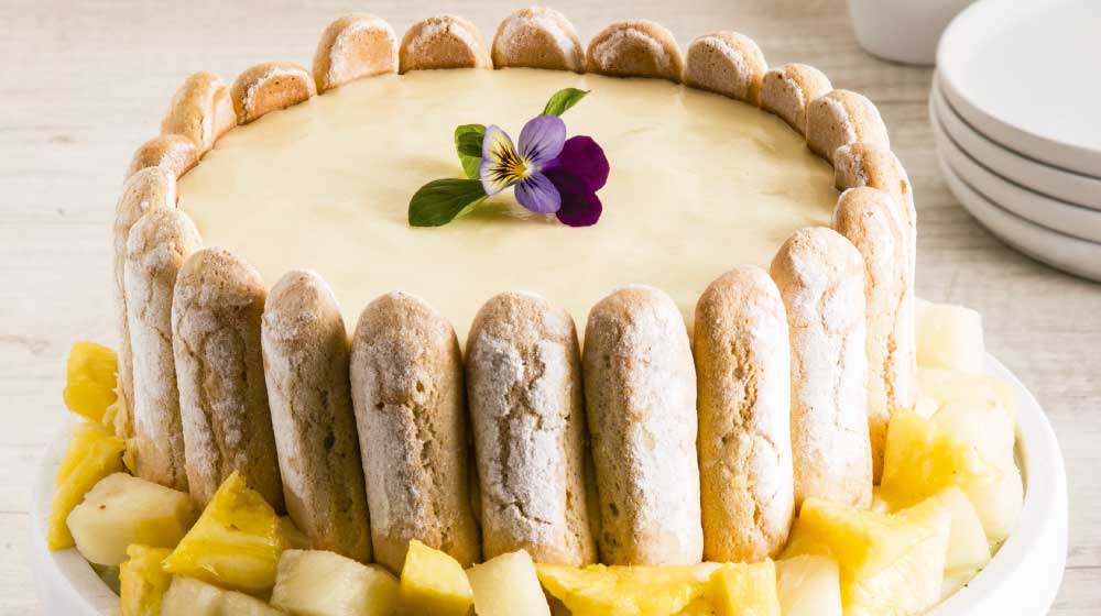Cómo hacer Carlota de piña