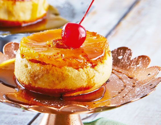 Volteado de piña con tequila