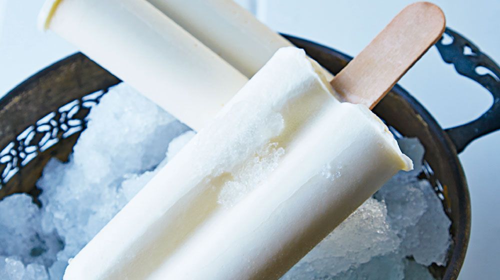 Paletas de arroz con leche