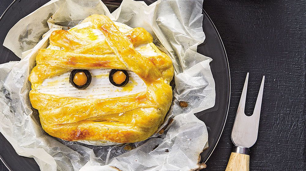 Momia de queso brie