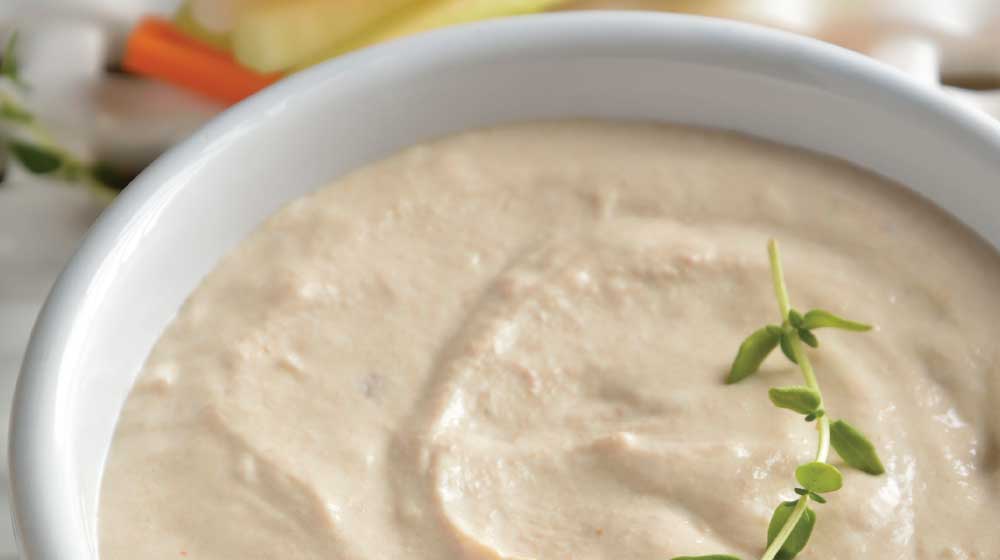 Dip de atún con bastones de verdura