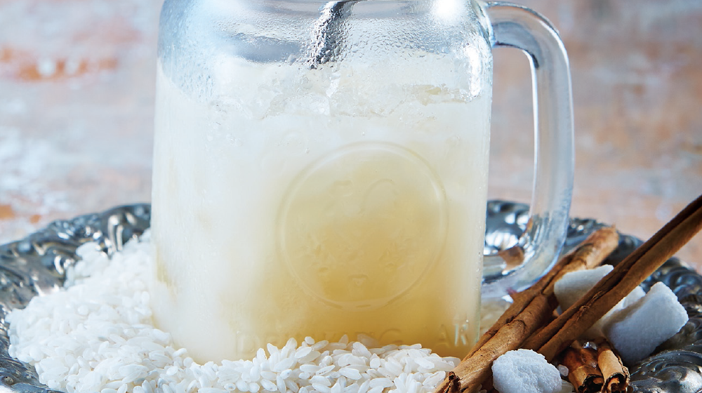 Agua de horchata de arroz