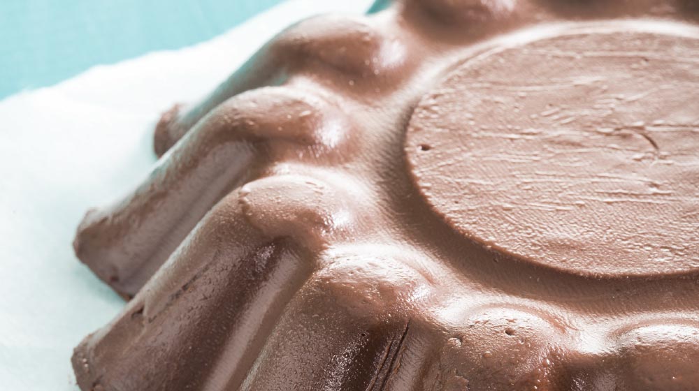 Panna cotta de chocolate