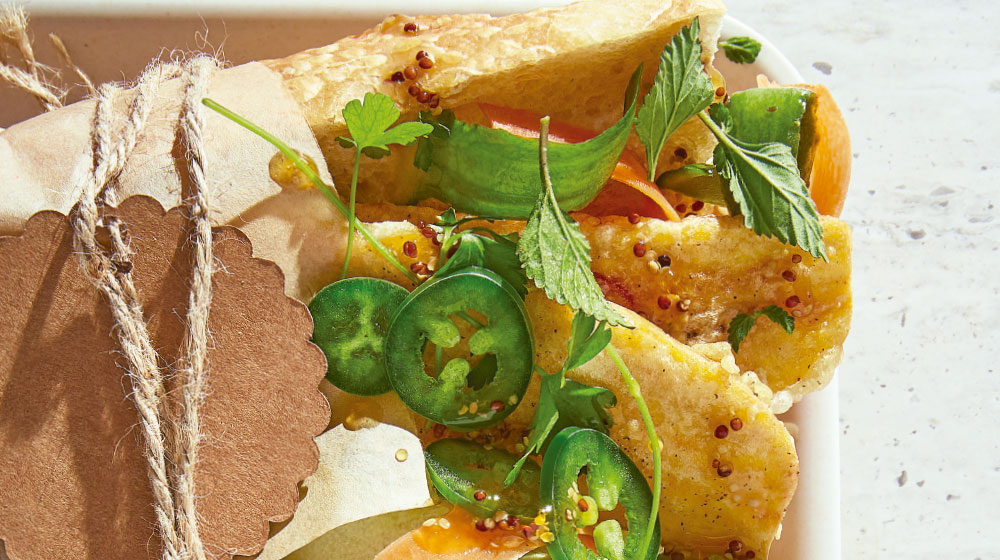 Sándwich baguette vietnamita