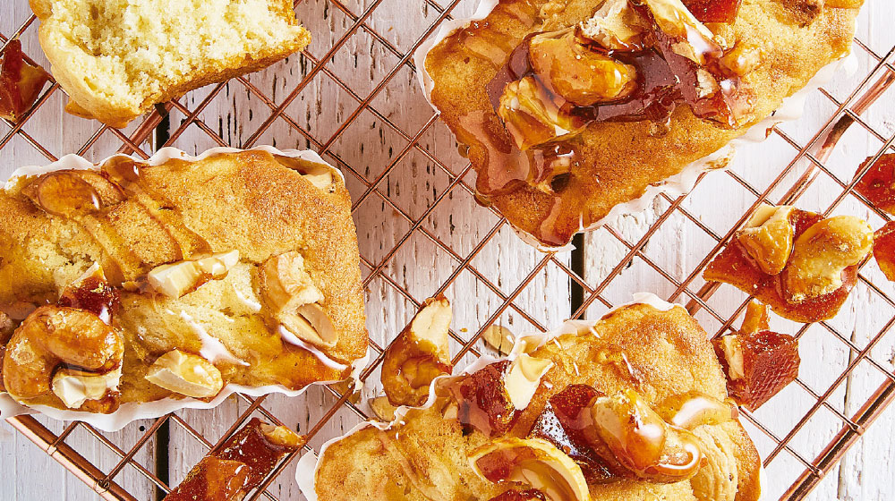 Panqué de plátano en muffin